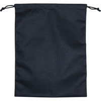 アストロ シューズケース 巾着袋 ブラック 605-31 1枚（直送品）