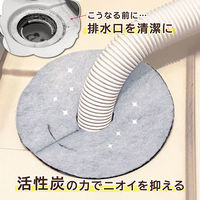 アストロ 活性炭 洗濯機の排水口フィルター 2枚組 610-63 1セット(2枚)（直送品）