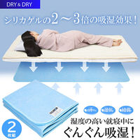 アストロ ドライ&ドライ吸湿防ダニマット ダブル 2枚組 614-97 1セット(2枚)（直送品）