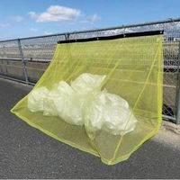 【防鳥】日本マタイ 噂のカラスよけ吊り下げタイプ 幅2×高さ1×奥行1ｍ HC01370 1枚