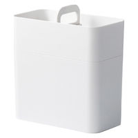 Like-it（ライクイット） 持ち運びができるメイクボックス 収納ケース 鏡付き ホワイト 日本製 1個