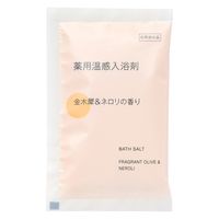 無印良品 薬用温感入浴剤 金木犀＆ネロリの香り（分包） ４０ｇ 1セット（1袋×3） 良品計画