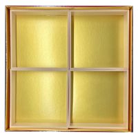 九州パール紙工 紙重箱 8寸用 1/4中箱【10個入】(電子レンジ非対応) 00W00083 1袋(10個)（直送品）