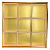 九州パール紙工 紙重箱 8寸用 1/9中箱【10個入】(電子レンジ非対応) 00W00080 1袋(10個)（直送品）