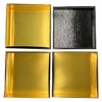 九州パール紙工 紙 重箱 7寸3段本体蓋 黒(10セット)おせち重箱 仕切は別売り 00W005333-1 1袋(10個セット)（直送品）