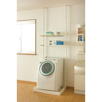 アイリスオーヤマ 突張りランドリーラック LRTー27P 1台