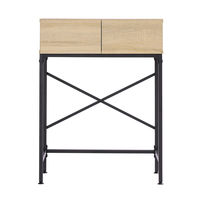 アイリスオーヤマ ゴミ箱上ラック　ナチュラル/ブラック GURー640L 　1台