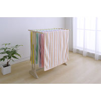 アイリスオーヤマ ステンレスタオルハンガー　パールベージュ STHー78KR 1台