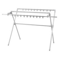 アイリスオーヤマ ふとん干しダブルバー付き　グレー CSPXー230S 　1セット（3台）