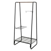 アイリスオーヤマ スタイル物干し　ブラック HKMー640 　1セット（3台）