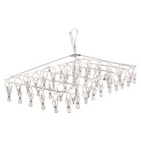 アイリスオーヤマ ステンレスピンチハンガー PIHー50SH 　1セット（3台）