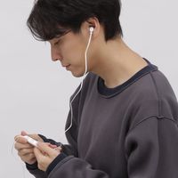 左右一体型ワイヤレスイヤホン アイボリー LAKOLE/ラコレ