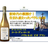 フランス ポール・ジャブレ・エネ コートデュローヌ パラレル45 ビオ 白ワイン 辛口 750ml 1本 三国ワイン オーガニック