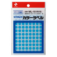 ニチバン マイタック カラーラベル 8mm 空 ML-151N16 1セット(1袋×5)