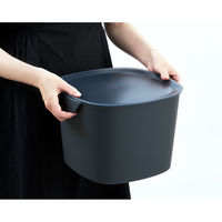 テラモト tidy BucketContainer グレー CE6662015 1個（直送品）