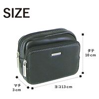 スワン SAXON 革ポーチ 5039 ブラック 1個（直送品）