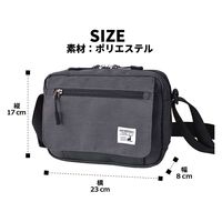 スワン CAPTAIN STAG ショルダーバッグ 1272 レッド 1個（直送品）