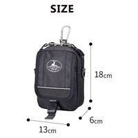 スワン CAPTAIN STAG ミニフラップショルダーバッグ 1308 ブラック 1個（直送品）