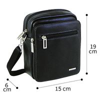 スワン SAXON ショルダーバッグ 5042 ブラック 1個（直送品）