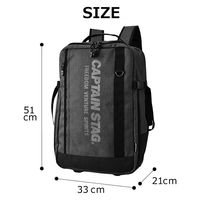 スワン CAPTAIN STAG 杢調 リュック式キャリーバッグ 35L 1254 グレー 1個（直送品）