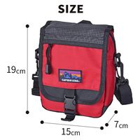 スワン CAPTAIN STAG ショルダーバッグ 1320 ブラック 1個（直送品）