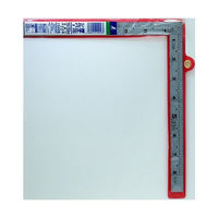 シンワ測定 曲尺厚手広巾 シルバー 1尺6寸 表裏同目 4段目盛 10456 1本（わけあり品）