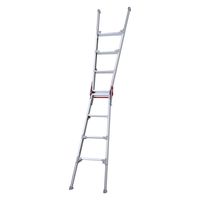 【軒先渡し】長谷川工業　シャガマン　上部操作式伸縮脚はしご兼用脚立 4段 RYR-12a　1台（直送品）