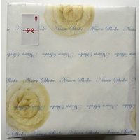 日繊商工 吸水美神マイクロファイバータオル(グリーン)/熨斗風のシール付き FM801GR-muji-10 1箱(10個入)（直送品）