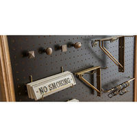 ポッシュリビング ハンガーフックM ブラック W28×D4.5×H3.5cm アイアン 63488 1個（直送品）