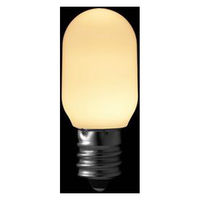 ヤザワコーポレーション LEDナツメ球電球色E12ホワイト LDT1LG19E12W 1個（直送品）