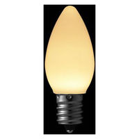 ヤザワコーポレーション LEDローソク球電球色E12ホワイト LDC1LG20E12W 1個（直送品）