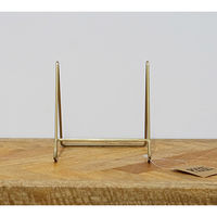 ポッシュリビング ディスプレイスタンドL アンティークゴールド W12×D12×H12cm アイアン 63984 1セット(2個)（直送品）