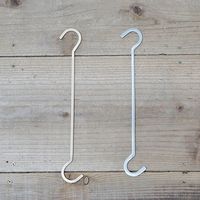 ポッシュリビング Sフック ロングM　W4×D0.5×H28cm アルミニウム 63989 1個（直送品）