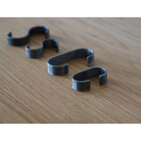 ポッシュリビング CフックＳ ブラック W2.5×D1×H4.5cm アイアン 63175 1セット(6個)（直送品）