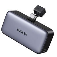 UGREEN モバイルバッテリー 5000mAh USB タイプC コネクター内蔵 Nexode UGRーBYー000013 1個