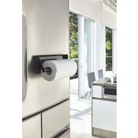 山崎実業 片手でカットマグネットキッチンペーパーホルダー タワー tower ブラック 4942 1個