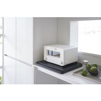 山崎実業 キッチン家電下スライドテーブル タワー tower ブラック 2106 1個