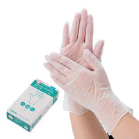 プラスチックグローブ（PVC・クリア）Lサイズ FV-PVC-001-L フィフティ・ヴィジョナリー