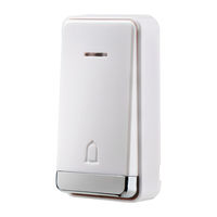 朝日電器 電池を使わないワイヤレスチャイム 押しボタン WCーP90 1個