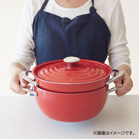 【アウトレット】【アウトレット】マイヤージャパン 鍋 両手 深型 浅型 24cm 蓋 IH ガス イエロー LPTー2SYL 1個