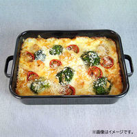 アドバンスドア 保存容器 LL 1.85L 浅型 角型 琺瑯 両手ハンドル付き ADーLL.BK 1個