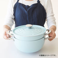 【アウトレット】【アウトレット】マイヤージャパン 鍋 両手 深型 浅型 24cm 蓋 IH ガス ブルー LPTー2SBU 1個