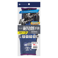 宇都宮製作 仁王耐切創手袋 M3181C Mサイズ ニトリルコート 18G レベルD TS3400CーBPM 1双