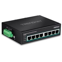 TRENDnet 産業用PoEスイッチングハブ af/at 100Mbps 8ポート TI-PE80 1台（直送品）