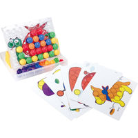 コンセル ビッグペグモザイクあそび 3セット組 720-815 1個（直送品）