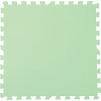 ユノックス 60cmジョイントマット16枚セット黄・ピンク・緑・アイボリー 723-092 1個（直送品）