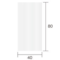今村紙工 OPP袋シールなし Sサイズ 0.025mm厚 透明 1袋（100枚入）
