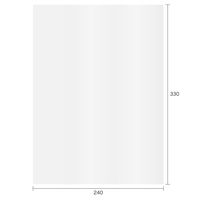今村紙工 OPP袋シールなし 角2サイズ 0.025mm厚 透明 1袋（100枚入）