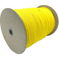 ゼット学校体育 ラインロープ4mmφ イエロー ZK1904 1セット(1本入×1)（直送品）