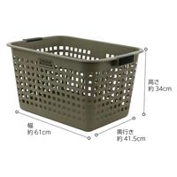 不動技研 メッシュカーゴ オリーブ F05908-OL 1個（直送品）